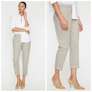 Brochu Walker Westport Brushed Pant RMB3900 Women's Cropped Trouser XS Gray